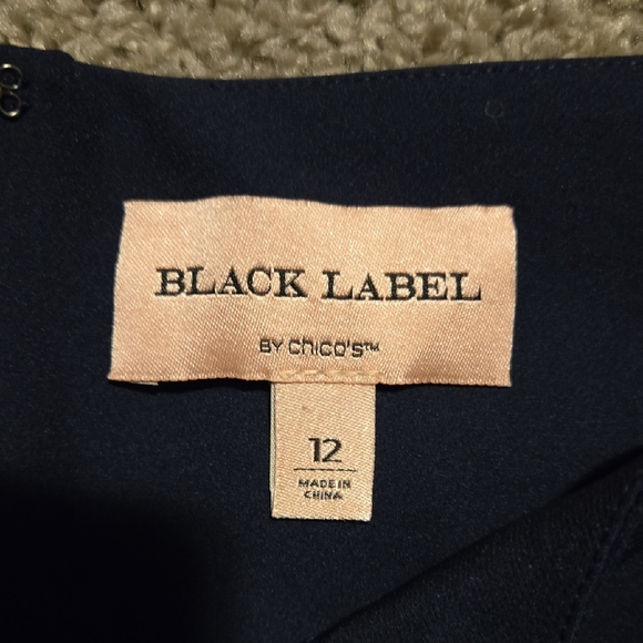 Chico's Black Label Navy Garment - Picture 2 of 5